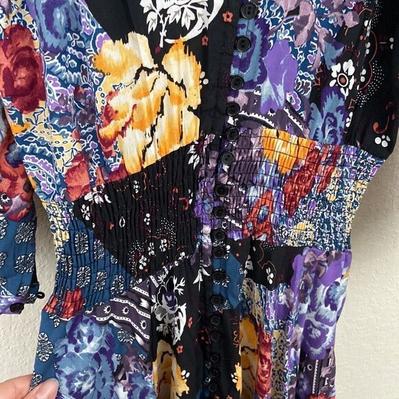 Anthropologies JAASE Boho Floral Maxi Dress size XS - Picture 4 of 9